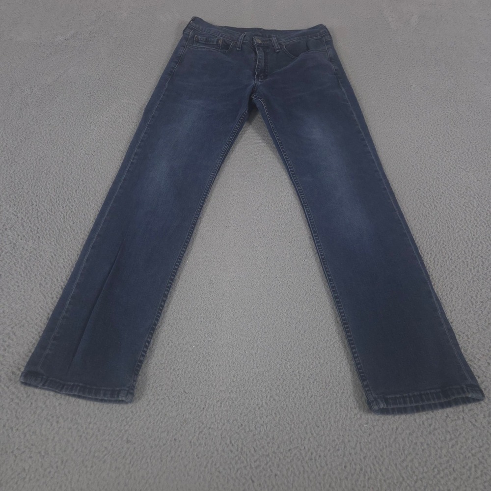 Levi's Jeans Mens 32x32 Dark Blue Slim Fit 511 Stretch Denim Pants Casual Preppy